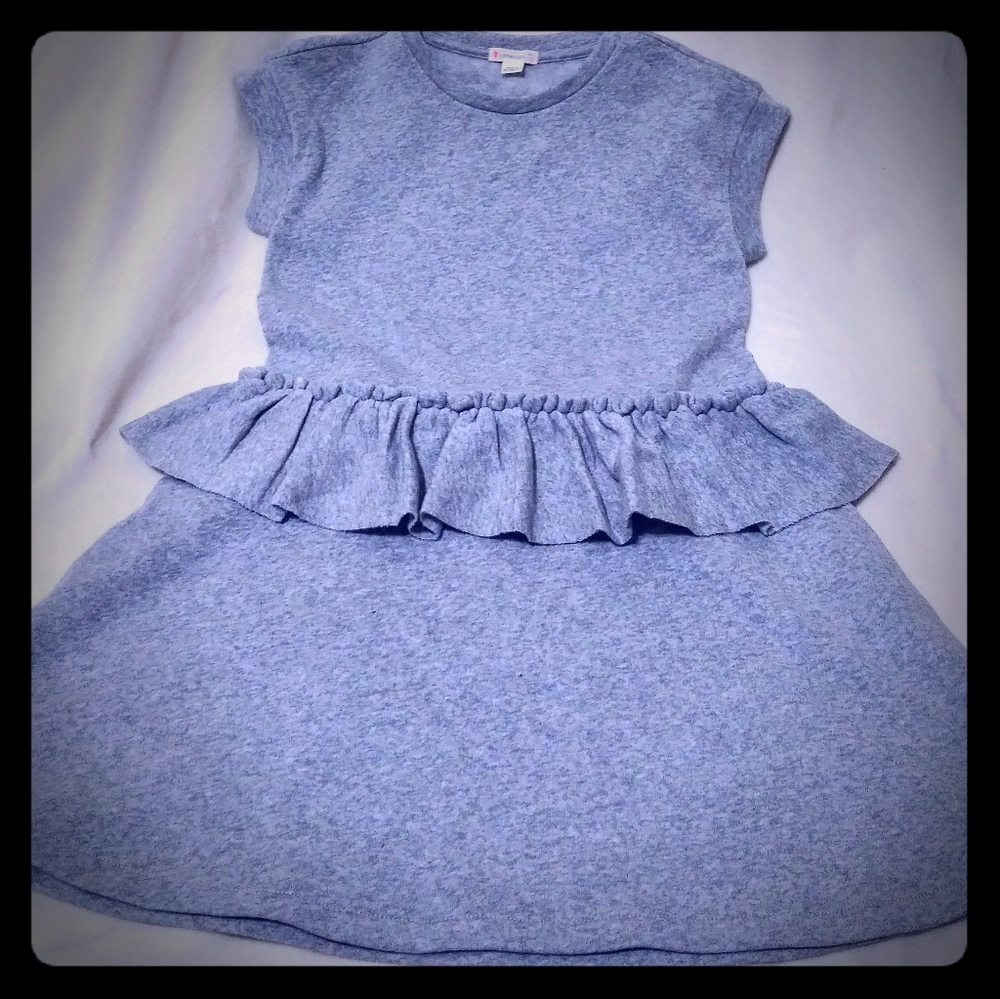 Crewcuts Girls Gray Cotton Dress size 10